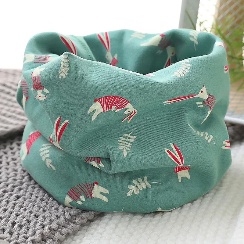 New Fashion Kids Scarf Autumn Winter Baby Scarf Boys Girls Infant Scarves Children's Cotton Scarf Warm O Ring Magic Neckerchief