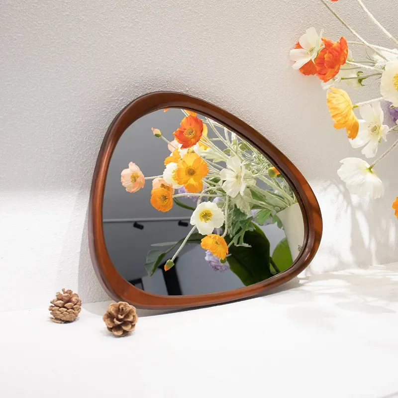 

Irregular Asymmetrical Mirror Decoration Modern Small Girls Mirror Luxury Funky Bathroom Spiegel Wand Living Room Decorations