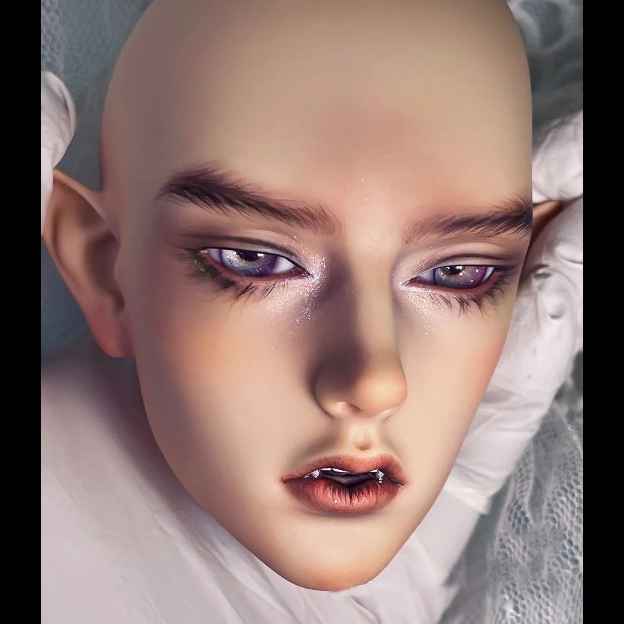 New 1/3 BJD Doll Head No Makeup Boy Resin Material DIY Doll Accessories Head No Makeup Doll Head Toy Gifts