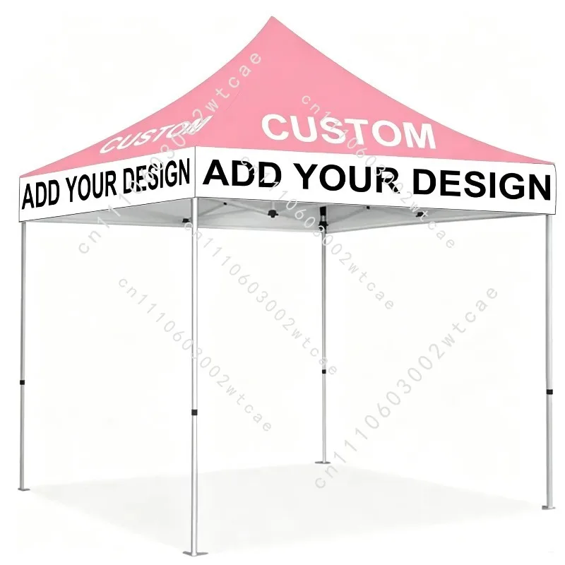 Custom Canopy Tent 10x10 with Logo  Personalized Pop Up Tent Packages for Business Advertising Trade Shows  Markets Events