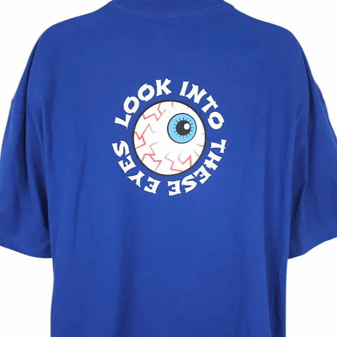 Camiseta Look Into These Eyes para hombre, talla 3XL, azul, Limp Bizkit, Nookie, Fred Durst