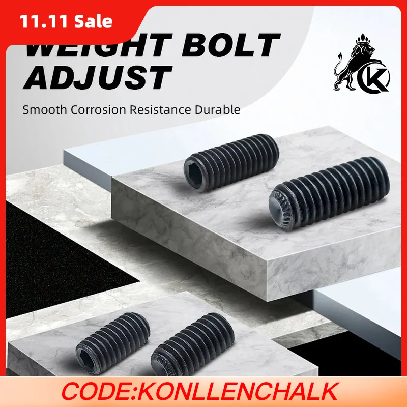 

Регулируемый весовой болт Konllen с 0,2/0,4/0,5/0,7 унции, 12/19/25/45 мм, набор из 4 предметов, регулируемые весовые болты, аксессуары для бильярда