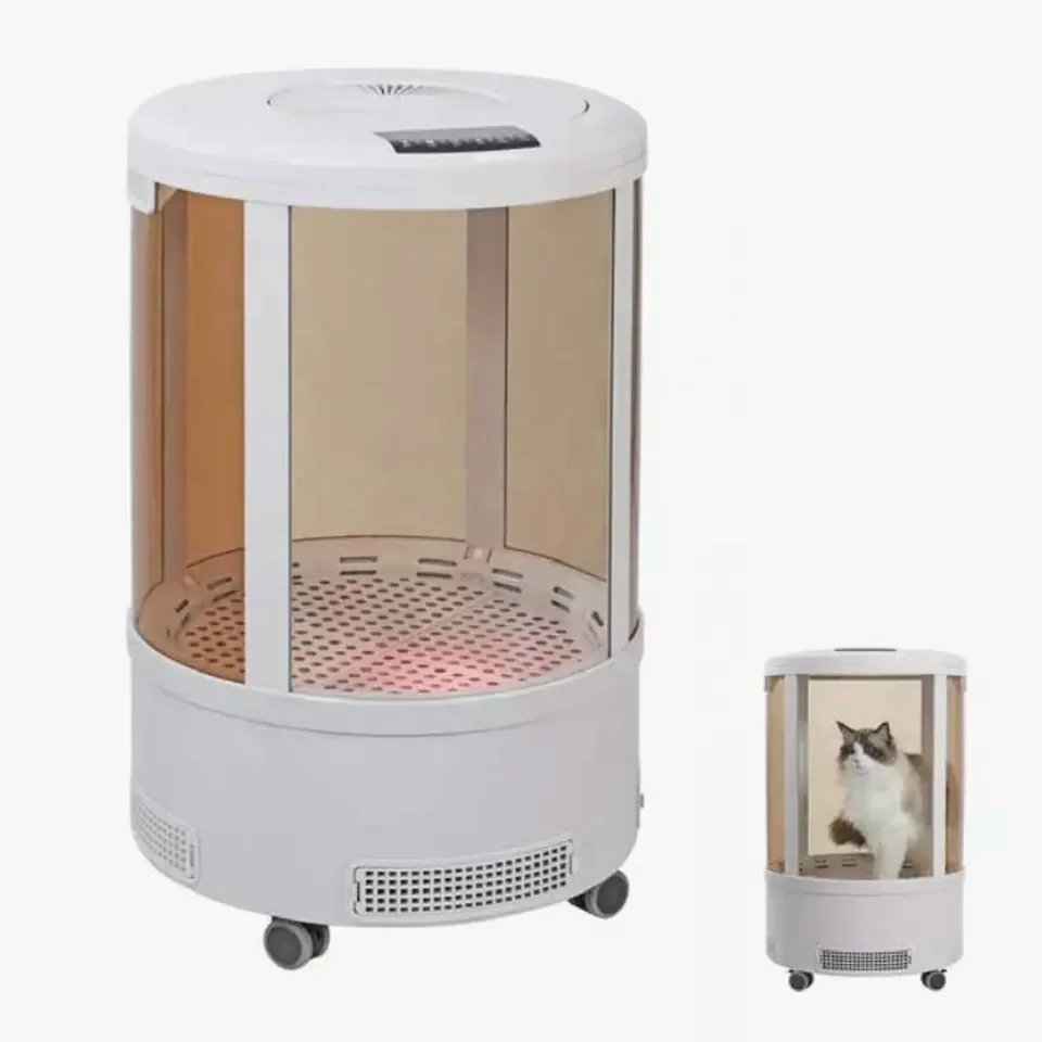 New Direct Sales Cabinet Type Pet Drying Box Cat Hair Grooming Dryer Small Dog Round Drying Box