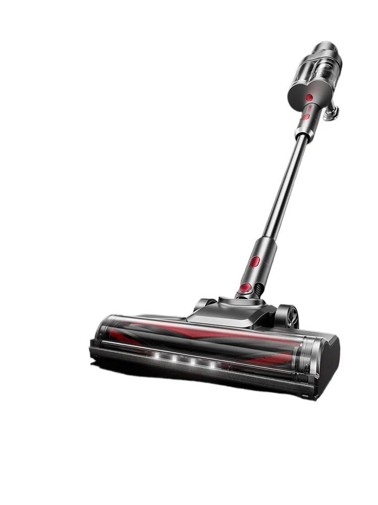 Large suction handheld wireless vacuum cleaner, double cup dust display design