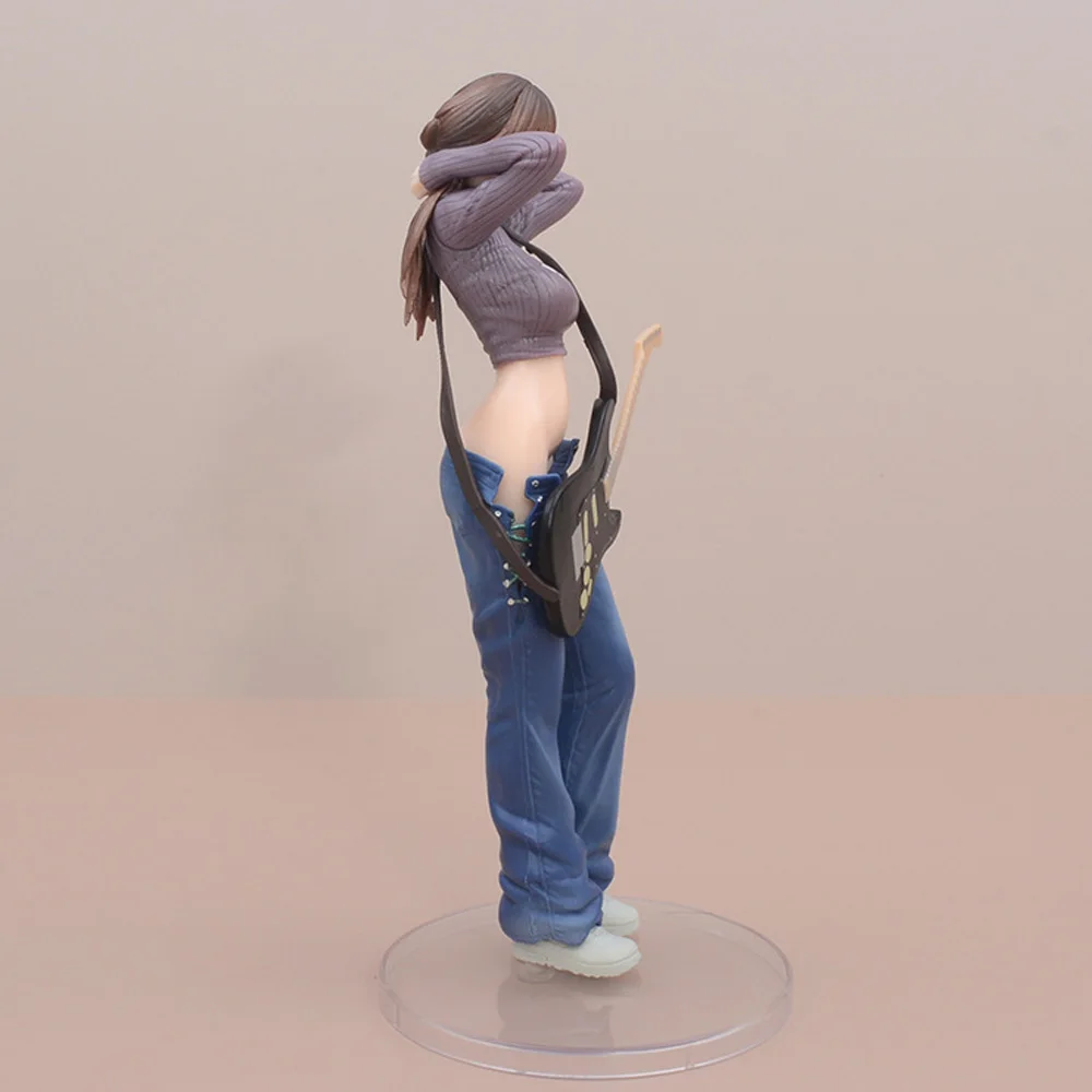 New Creative Special Music Guitar Sister Girl Lovely Figure Model Toys Gift