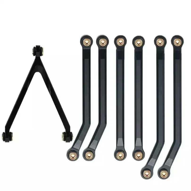 Aluminum High Clearance Chassis Links Set for RC Crawler Axial SCX24 AXI00001 C10 AXI00002 JEEP JLU Ford Bronco AXI00006