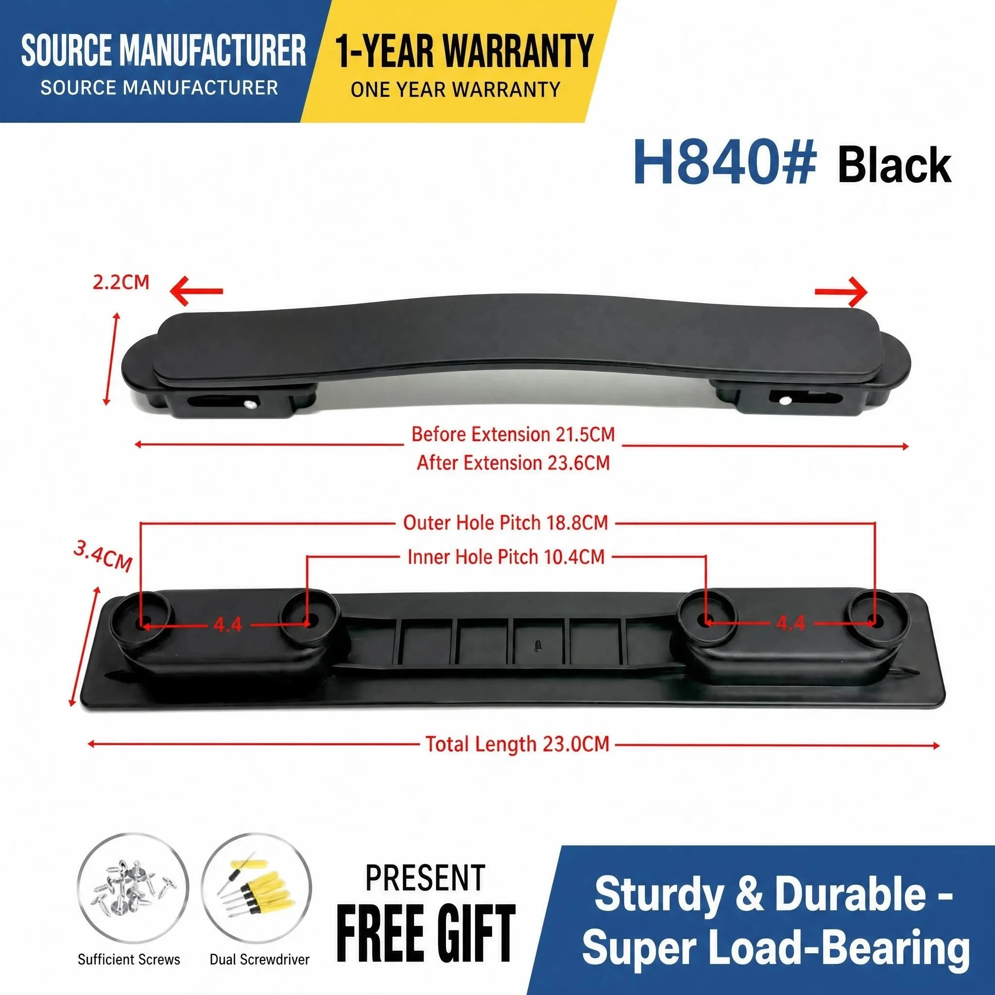 Handle Straps for Luggage Suitcases Spare Handle Replacement Parts Universal (Please Measure the Size)