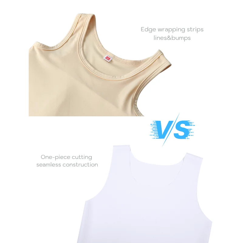 Nahtlose formende Kurzweste für Herren, ärmellose Slim-Fit-Unterwäsche, hochelastische, atmungsaktive, bequeme Weste – Detail 7