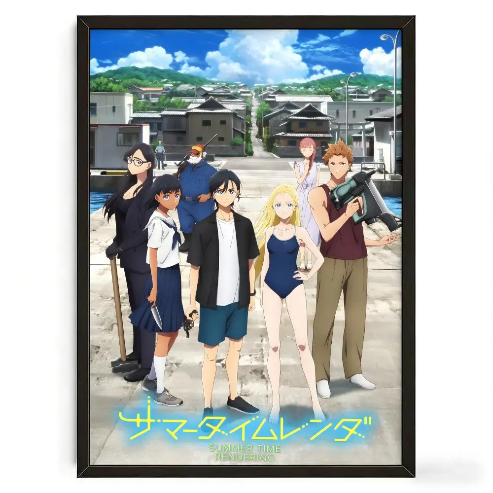 Anime S-Summers T-Times R-Renderings Poster Art Print Wall Decor, Ideal for Home, Bar & Gifting