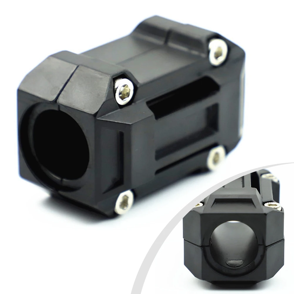 For 22mm Diameter Anti-fall Block Anti-collision Bar Motorcycle Protection 22mm Diameter Anti-scratch Protection Block Black ABS
