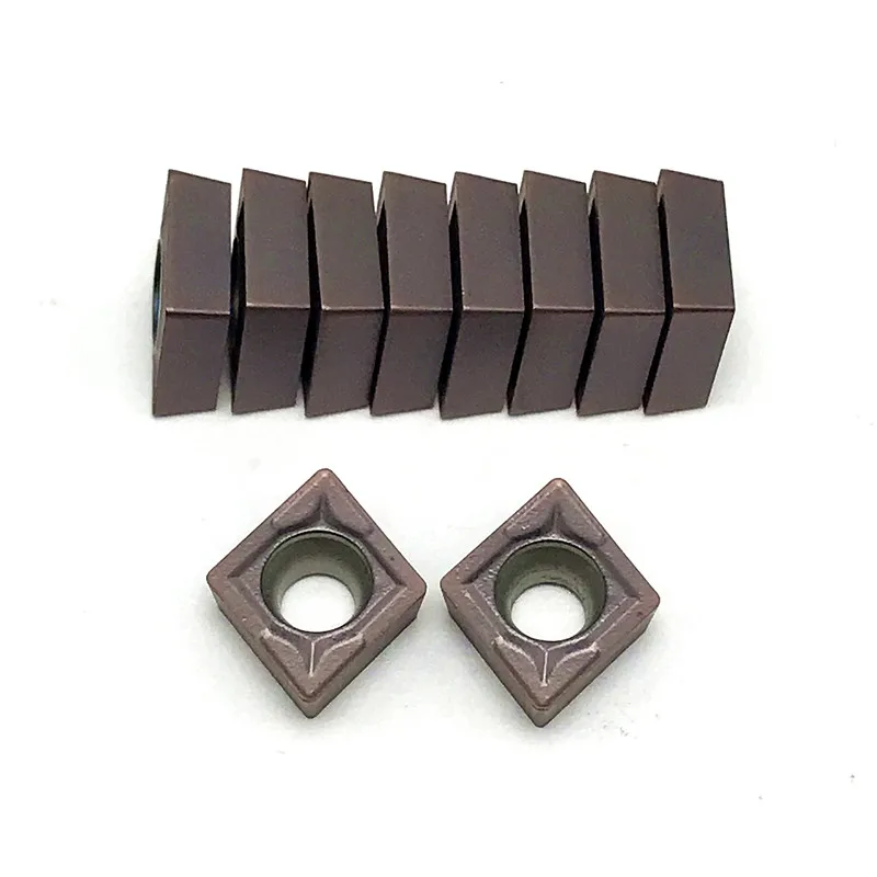 Ccmt060204 ccmt060208 vp15tf/ue6020 inserção de carboneto ferramenta de torneamento interno torno cnc ferramenta de corte processamento de aço de alta qualidade