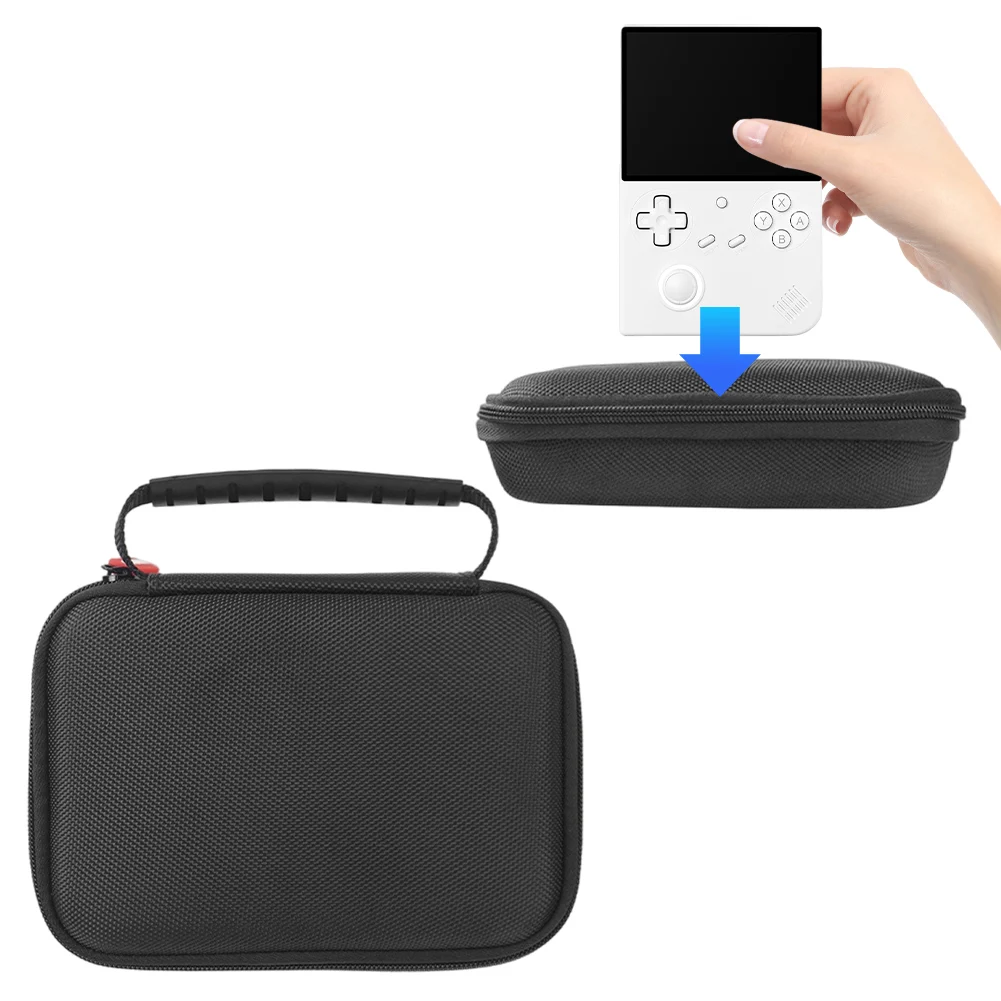 إيفا السفر حقيبة التخزين للصدمات هارد شل مع حقيبة شبكية السفر واقية ل ANBERNIC RG40XXV وحدة تحكم ألعاب محمولة #5