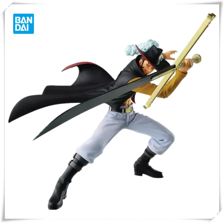 

Bandai Original BANPRESTO Anime One Piece BATTLE RECORD BRC Dracule Mihawk 13CM PVC Action Figure Collectible Model Toys