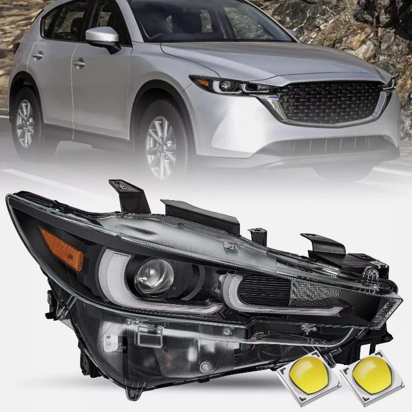 

Quality Car Right Left LED Vehicle LED Headlights - With AFS Durable For Mazda CX-5 2022 2023 2024 Car LED Headlight