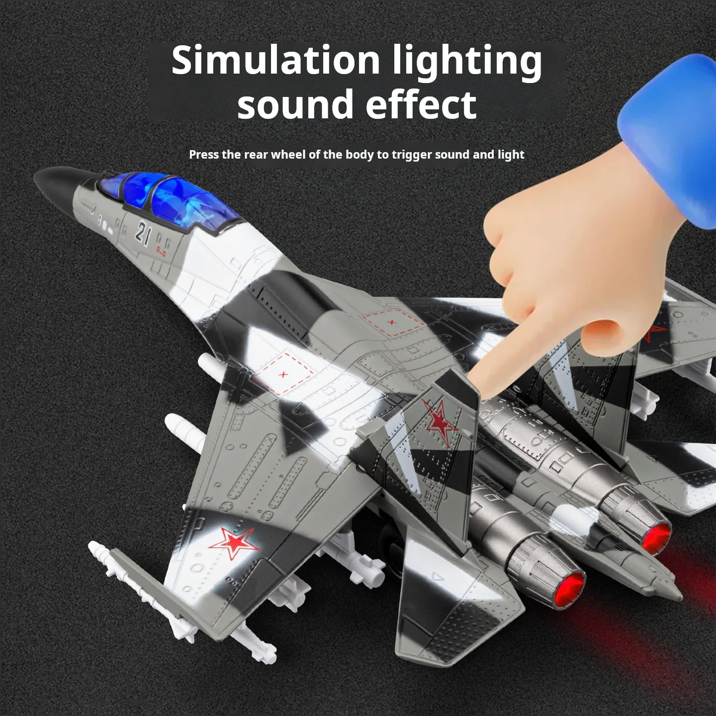 Exquisite Su-35 Aircraft Model Simulation Alloy Aviation Fighter Jet Airplane Toy Boys Collectible Ornament Desktop Decoration