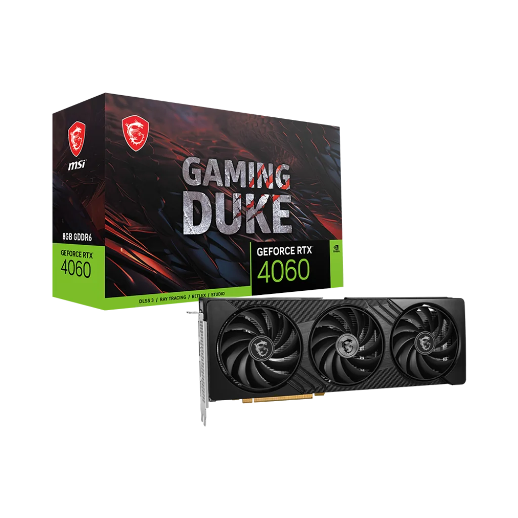 New  RTX 4060 8G GAMING DUKE 3X GDDR6 8G 128 Bit Gaming Graphics Card PC GPU Video Card in stock