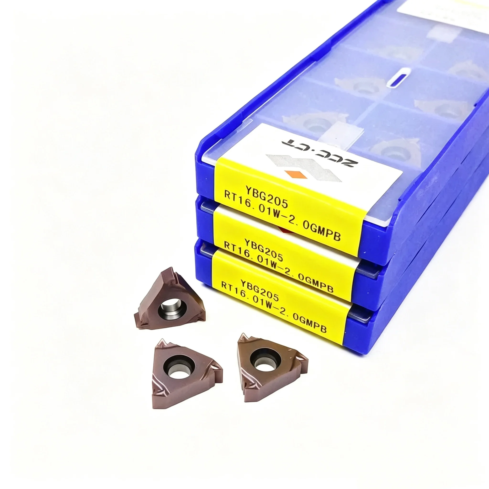 ZCC.CT RT16.01N RT16.01W-1.0GMPB 1.5 1.7 2.0 2.5 3.0 4.00GM YBG205 Threaded Insert RT16.01N/W Inserts