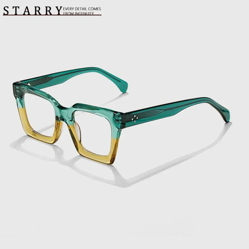 Fashion Retro Acetate 882285 Square Men Eyeglass Frame Designer Brand Myopia Optical Glasses Women Prescription Eyeglasses