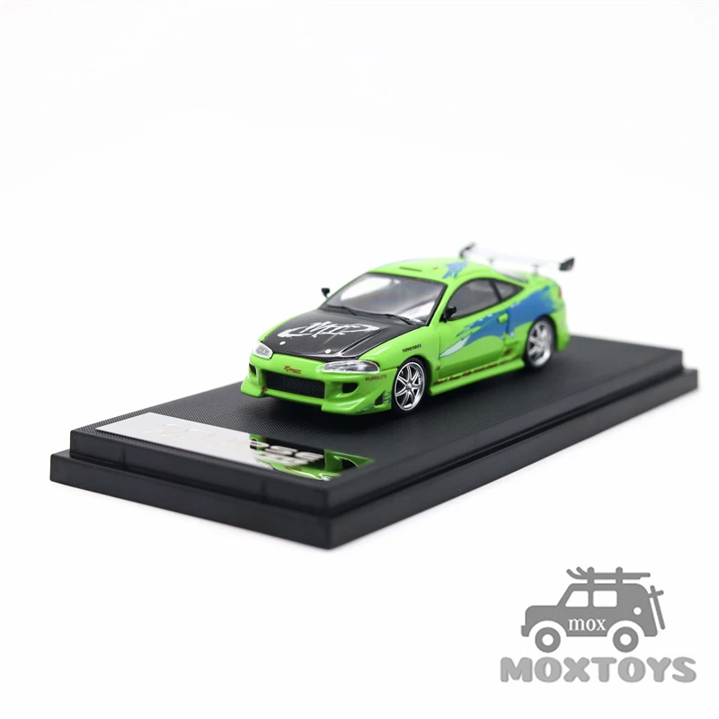 Fast Speed FS 1:64 Eclipse D30 Robocar FNF Green Diecast Model Car