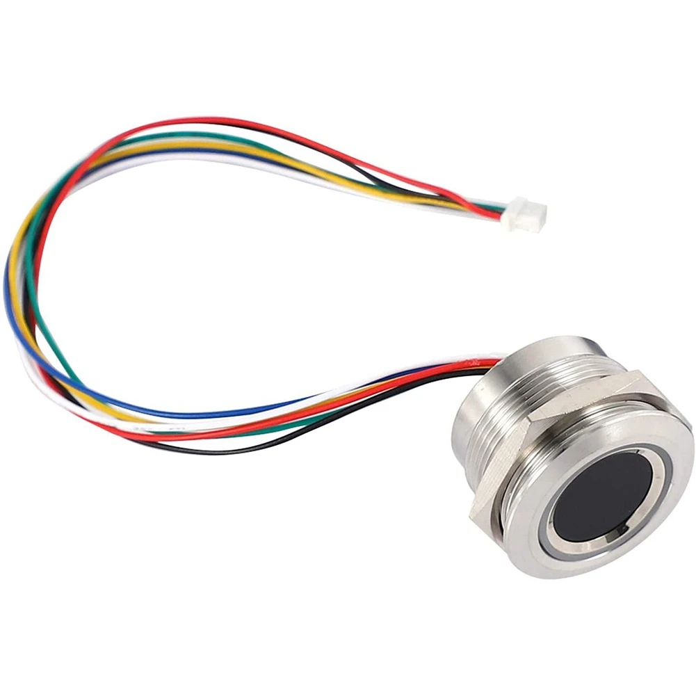 

CEA 2X K202 DC12V Low Power Fingerprint Control Board + R503 Fingerprint Module Round Fingerprint Recognition Module