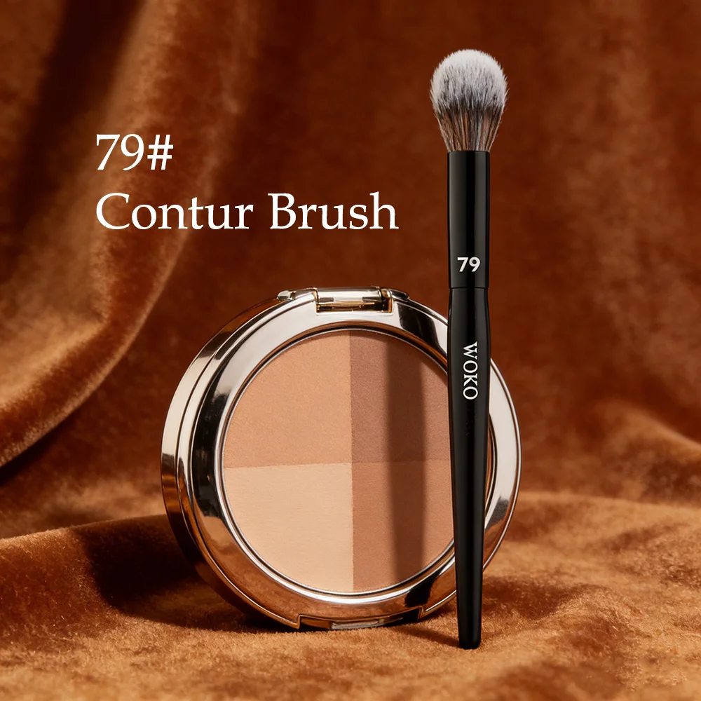 PRO79 Konturpinsel, Gesichtskontur-Einstellung, Puder, Bildhauerei-Pinsel, hochwertiger konischer Textmarker, Kontur-Puder, Make-up-Werkzeug – Detail 15