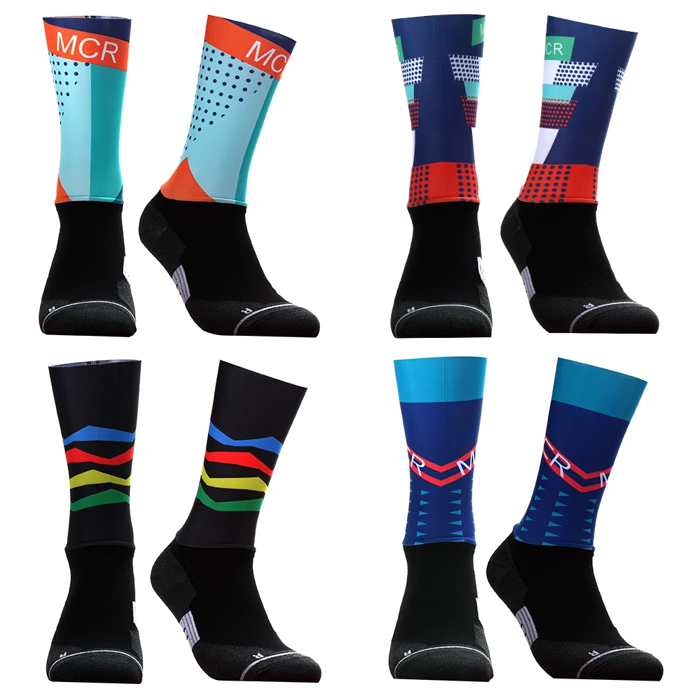 2023 고품질 전문 팀 남성 여성 사이클링 양말 MTB 자전거 양말 통기성 자전거 양말 야외 스포츠웨어 레이싱 양말