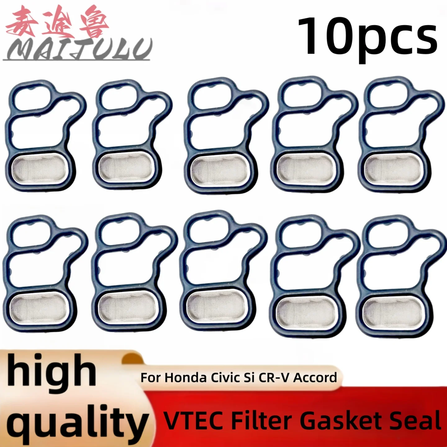1/5/10pcs For Honda Civic Si CR-V Accord Element Acura RSX Solenoid Spool Valve Gasket Kit 15815-RAA-A02 VTEC Filter Gasket Seal