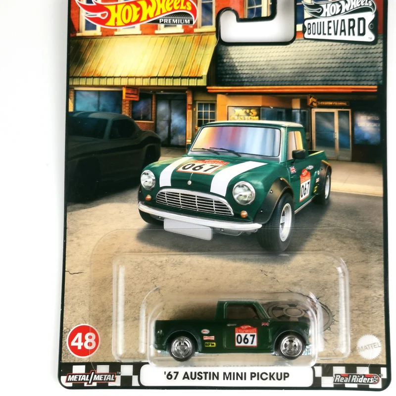

Автомобили Hot Wheels PREMIUM BOULEVARD 67 AUSTIN MINI PICKUP 1/64, литая под давлением металлическая модель, коллекция игрушечных транспортных средств GJT68-48-HCR03