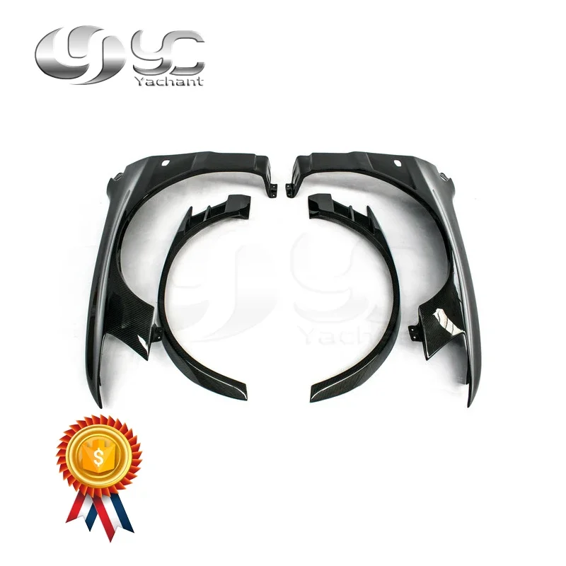 

Trade Assurance Carbon Fiber Fender Fit For 01-07 Evolution 7-9 EVO 7 8 9 VTX Cyber Version Front w/ +20mm Flare