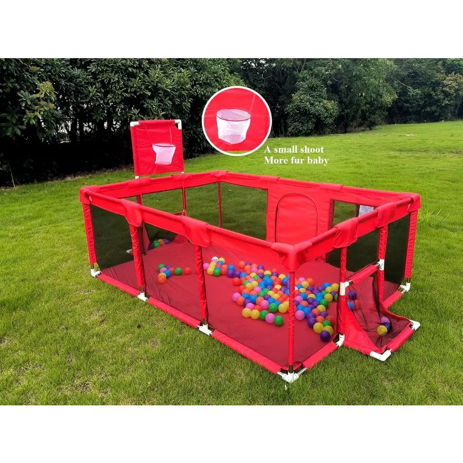 Grote babyballenbak Draagbare binnen-buiten babybox Peuters Veiligheid Speeltuin Leuke activiteiten Populair speelgoed Exclusief bal