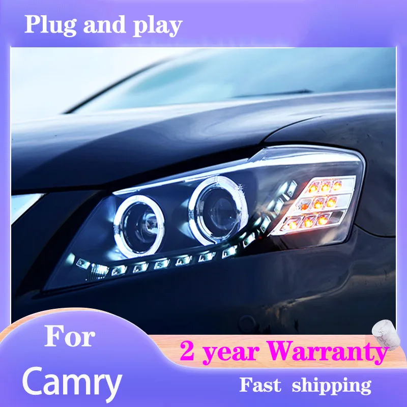 

Doxa Стайлинг автомобиля для Camry 2009-2011 Фара DRL Линза Двойной луч H7 HID Ксеноновые автомобильные аксессуары
