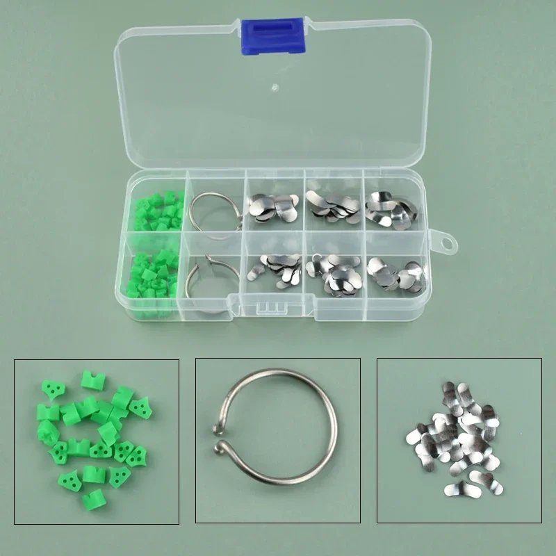 Dental Matrix Sectional Contoured Metal Matrices Bands Dental Matrix Rings Full Teeth Replacement  Oral Care view 3