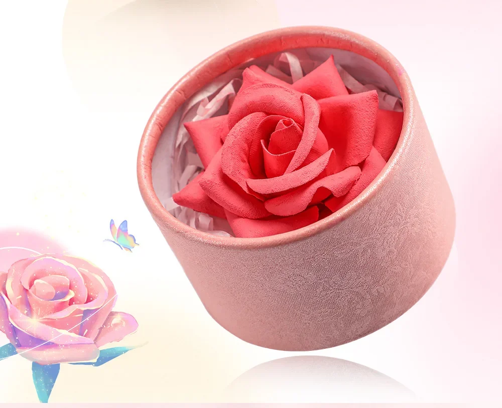SAM SUGAR 3D Three-Dimensional Rose Blush, High Gloss, Naturally Enhances the Complexion, Small Petals, Nude Makeup Color:06