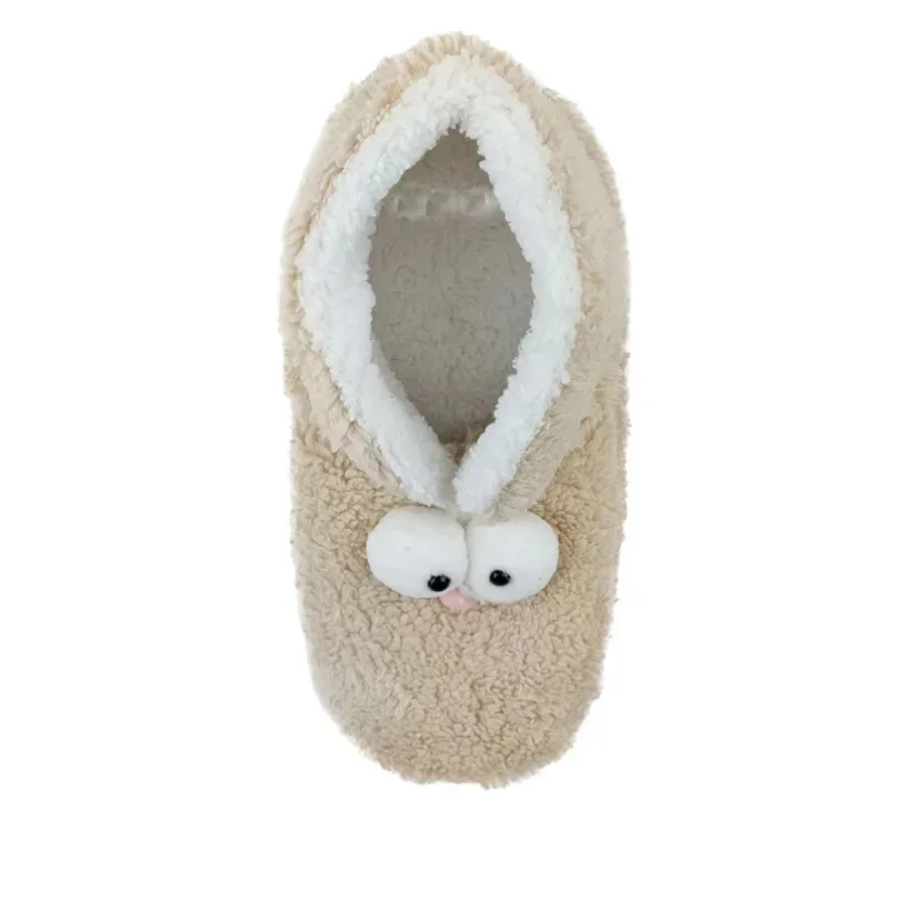 Home Slippers Women Winter Plush funny Warm Soft Skid Anti Non Slip Indoor Female Shoes fluffy House Slipper Ladies Eye Cute