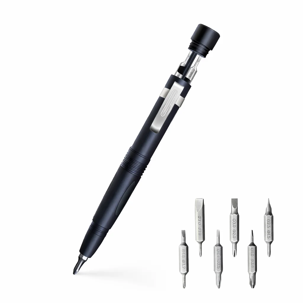 Mini Precision Screwdriver Pen 13 in 1, Magnetic Pocket Screwdriver Set, Small Repair Tool for Phone Laptop Computer Eyeglasses