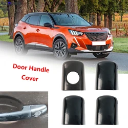 4X Door Handle For Peugeot 2008 207 208 308 Expert Partner RCZ Fiat Scudo Door Handle End Cover Cap Trim Set 9101GG 9101GE