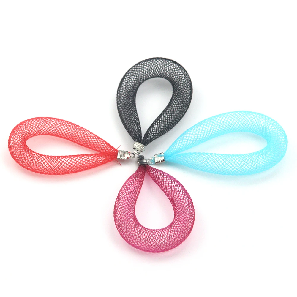 8MM 5M/Lot Colorful Mesh Tube Rope Multicolor Wholesale   Necklace Making DIY Refillable Jewelry Accessories