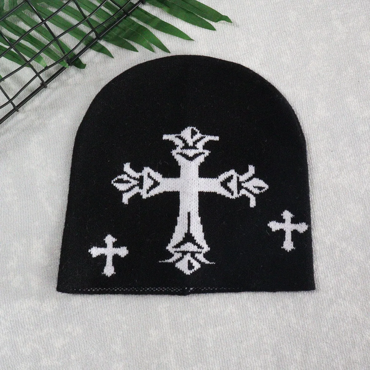 New Orthodox Cross Bonnet Hats Cool Knit Hat For Women Men Winter Warm Christian Jesus Religion Religious Skullies Beanies Caps