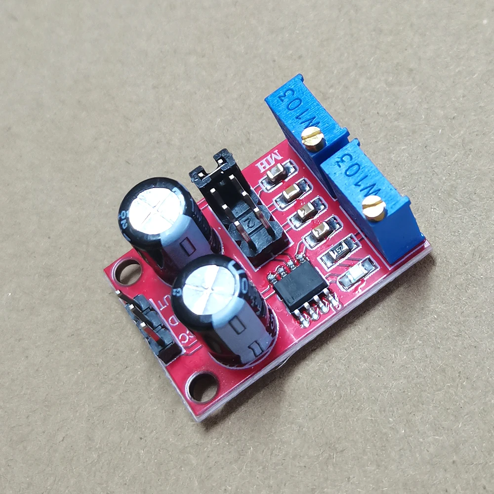 1/3 Stück NE555 Pulsfrequenz- und Tastverhältnis-Einstellbares Modul Rechteckwellen-Signalgenerator 5V-12V Schrittmotor-Treiber DIY Leiterplatte – Detail 2
