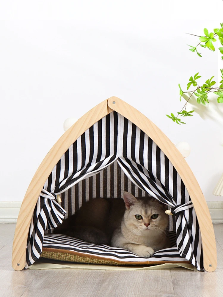 

Cat Nest, Cat Scratch Resistant Cat Tent, Winter Warmth, Pet Supplies 63*51*51cm