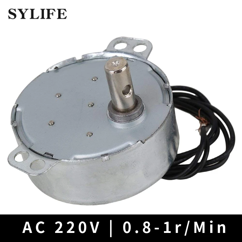 

Synchronous Motors AC 220 V 0.8-1 r/min 50/60Hz CW/CCW 4W TYC-50 Torque 12KGF.CM