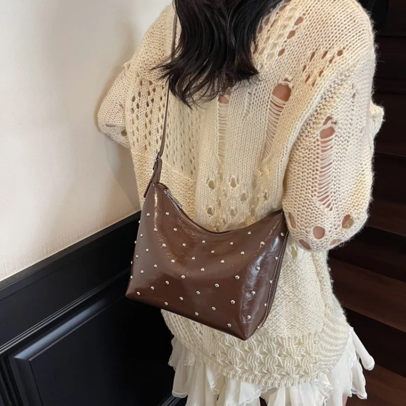 

Classic Parisian Style Women Handbag With Top Handle And Detachable Strap For Versatile Elegant Evening Wear