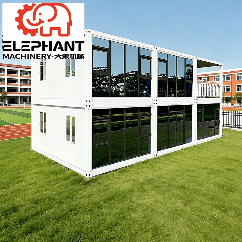 Mobile Folding Container House ELEPNANT House-Durable Flat Pack Prefab Eco Friendly Living Room Bedroom Office Building Projects