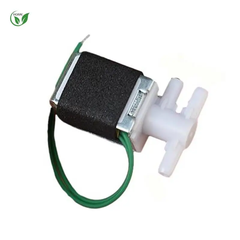 วาล์วน้ำไฟฟ้าขนาดเล็กแบบทรีเลย์หนึ่งตำแหน่ง9V 12V n/o ปกติวาล์วควบคุมไฟฟ้าแม่เหล็กไฟฟ้าแบบเปิด