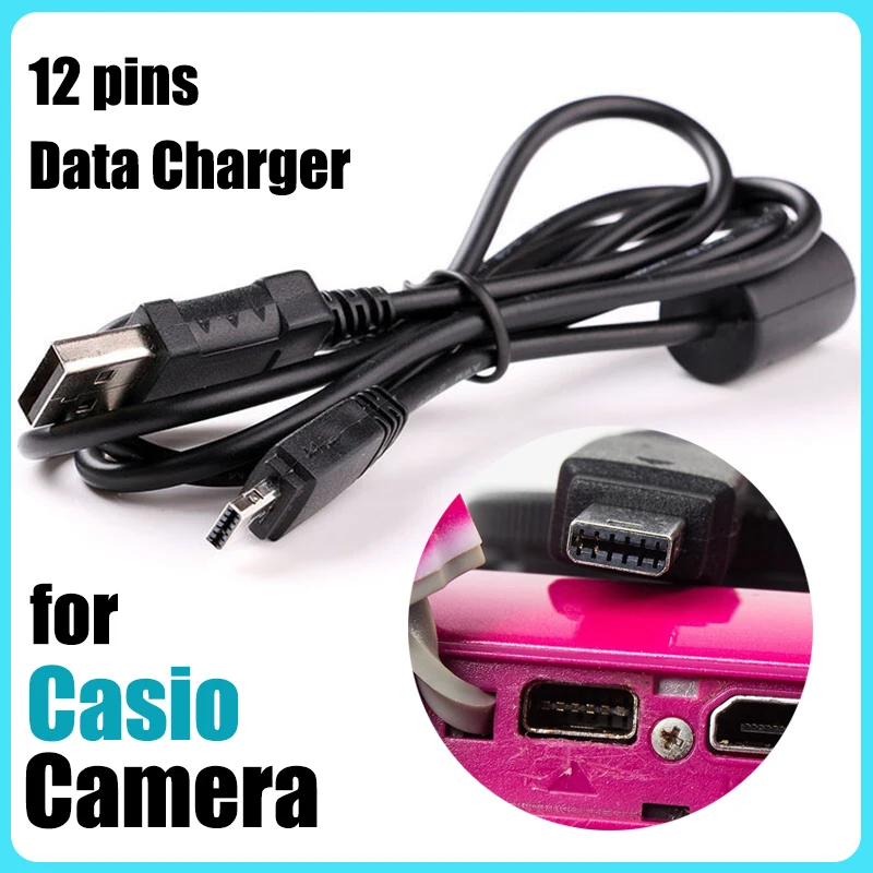 12Pin USB 2.0 Data Charging Cable For Olympus Stylus Charger Cord Tough 3000 5010 6000 6010 7030 7040 8000 FE55