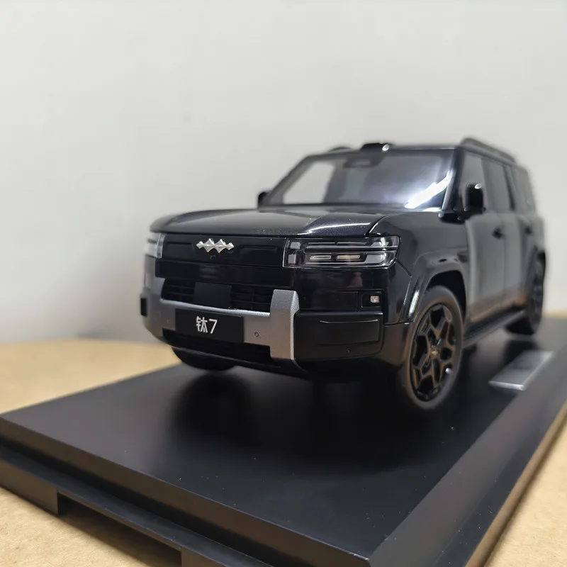 Novo Modelo de Carro Diecast BYD Leopard Titanium 7 Escala 1:18 SUV de Liga Leve para Colecionadores e Entusiastas de Veículos Off-Road de Nova Energia