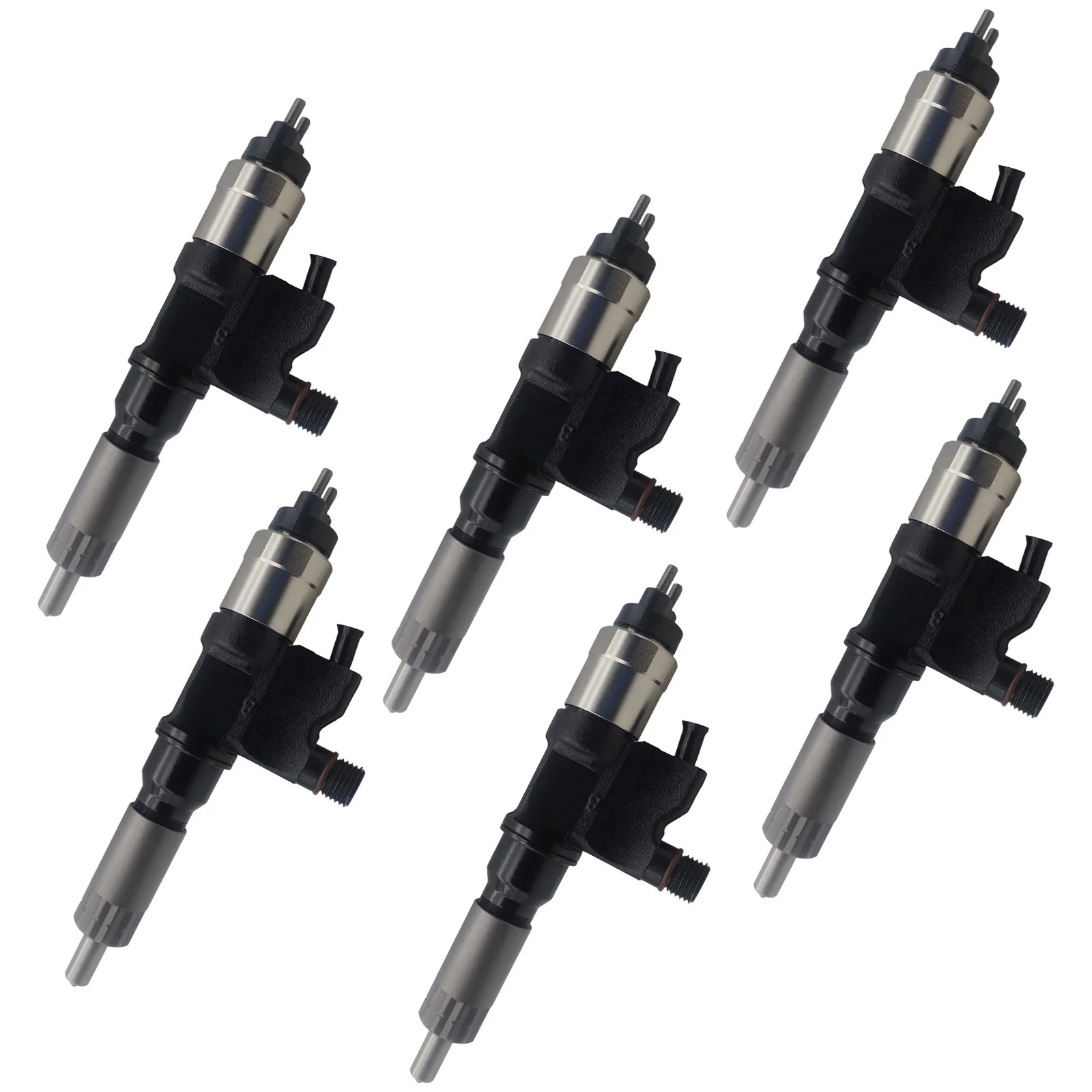 6PCS Fuel Injector 8973675524 For Isuzu 4HL1 4.8L 6HL1 7.8L Engine FRR FSR FTR FVR FSS F Series Trucks