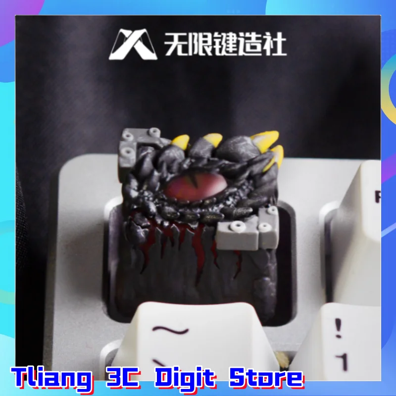 

The Eye of the Demon Dragon Theme keycap cute mechanical keyboard resin1pcs PC gaming keyboard Accessorie gift collection keycap