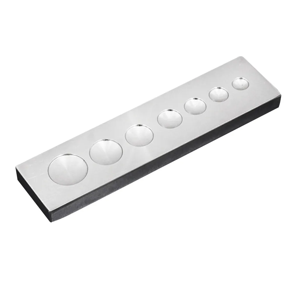 7-in-1 Premium Stainless Steel Rivet Setter Base Tool Pressing Rivets Studs Snap Fasteners Grommets with 6 7 8 9 10 12