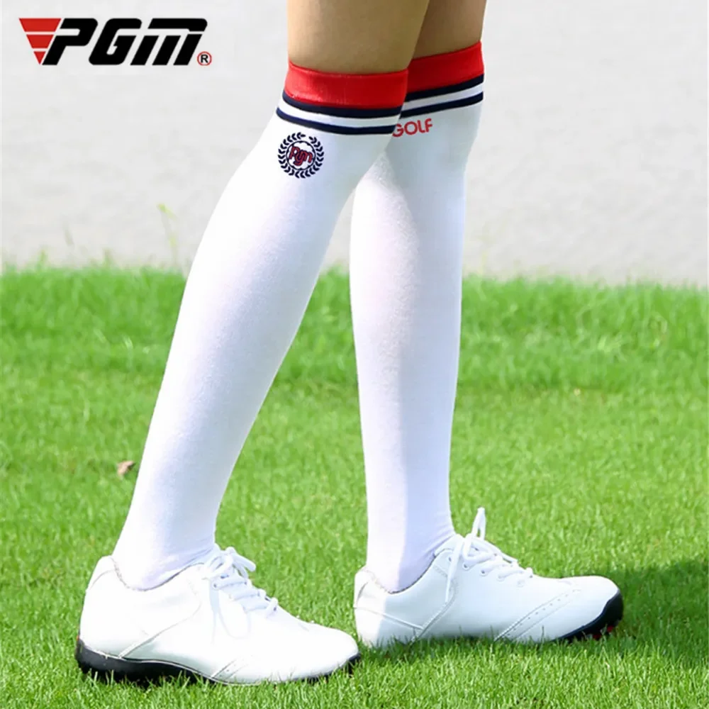 

PGM Golf Socks high Thin Soft Breathable thight stocking Women Girl Sport Socks legging for golf tennis bicycle Sport Socks